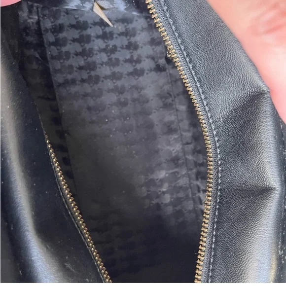 Gorgeous Leather Bag Karl Lagerfeld Like New! Gold Charms! - Picture 4 of 7